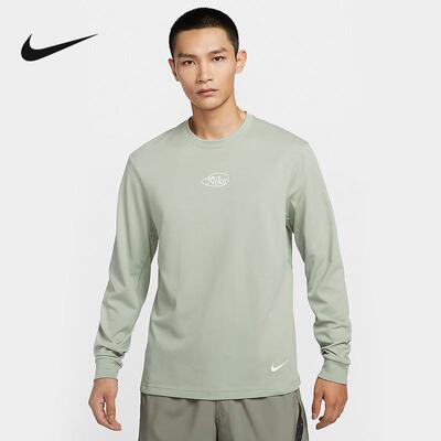 NIKE耐克男子长袖T恤2024冬季速干训练打底透气套头衫HQ4736-370