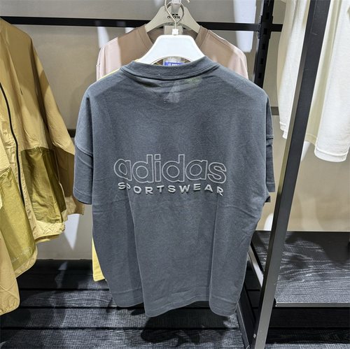 阿迪达斯短袖男休闲运动T恤