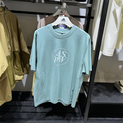 阿迪达斯短袖男透气运动T恤