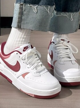 耐克女鞋2025春季 NIKE GAMMA FORC E厚底运动休闲板鞋FQ8877-100