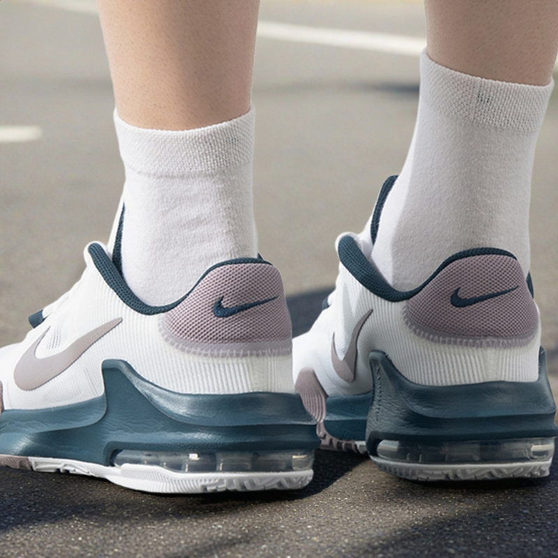 耐克 NIKE AIR MAX IMPACT 4 男子实战低帮耐磨篮球鞋DM1124-102