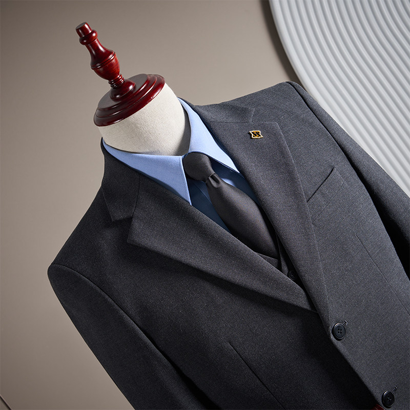 【TGH】单西服男士商务职业正装修身西装男伴郎新郎结婚礼服DX960