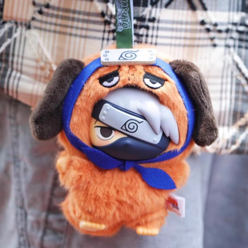 Pelúcia Hatake Kakashi Pakkun Estilo Labubu Cute Beast Party Plush Mascot Naruto Shippuuden (EAKI, Top Toy) 14cm Pelúcia Hatake Kakashi Pakkun Estilo Labubu Cute Beast Party Plush Mascot Naruto Shippuuden (EAKI, Top Toy) 14cm