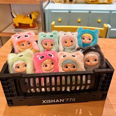 明星同款 哇库库WAKUKU立刻开挂吧系列盲盒毛绒挂件迷你三代搪胶