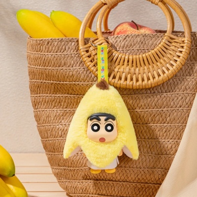 新品TOPTOY蜡笔小新水果小屋系列挂件盲盒毛绒头套潮可爱周边手办