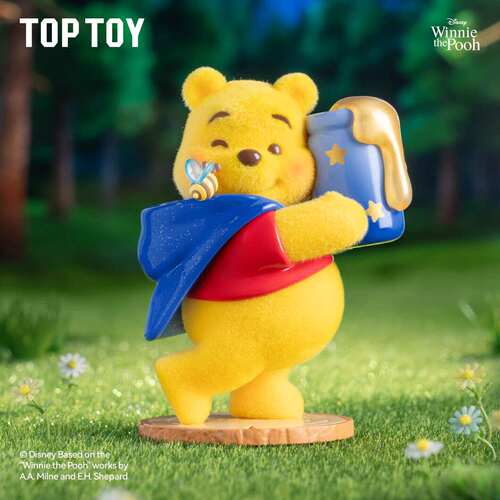 TOPTOY小熊维尼百年探蜜系列手办盲盒植绒公仔桌面装饰摆件礼物