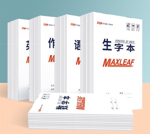 玛丽16开白皮双面作文作业本