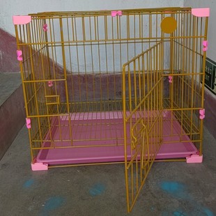 便携外出狗笼子小型宠物笼泰迪猫兔子龙猫高档带厕所多层自由组合