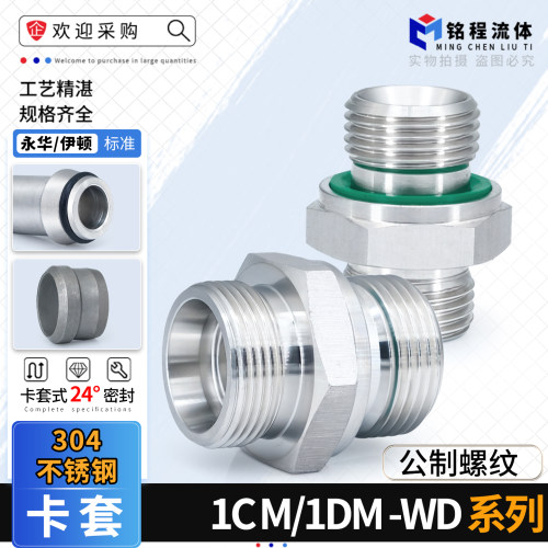 304不锈钢1CM/1DM-WD液压接头