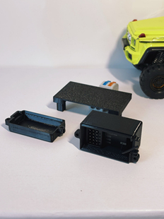 嘉欣H12p烈马改装电池仓加大增高接收机盒加高改装h12p迷你接收盒