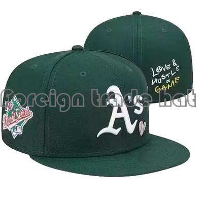 Hat Fully Enclosed Panel Hat Non-Adjustable Hip-Hop Street Dance Embroider Baseball Cap Backwards Size Hat Casual Flat Brim Hat