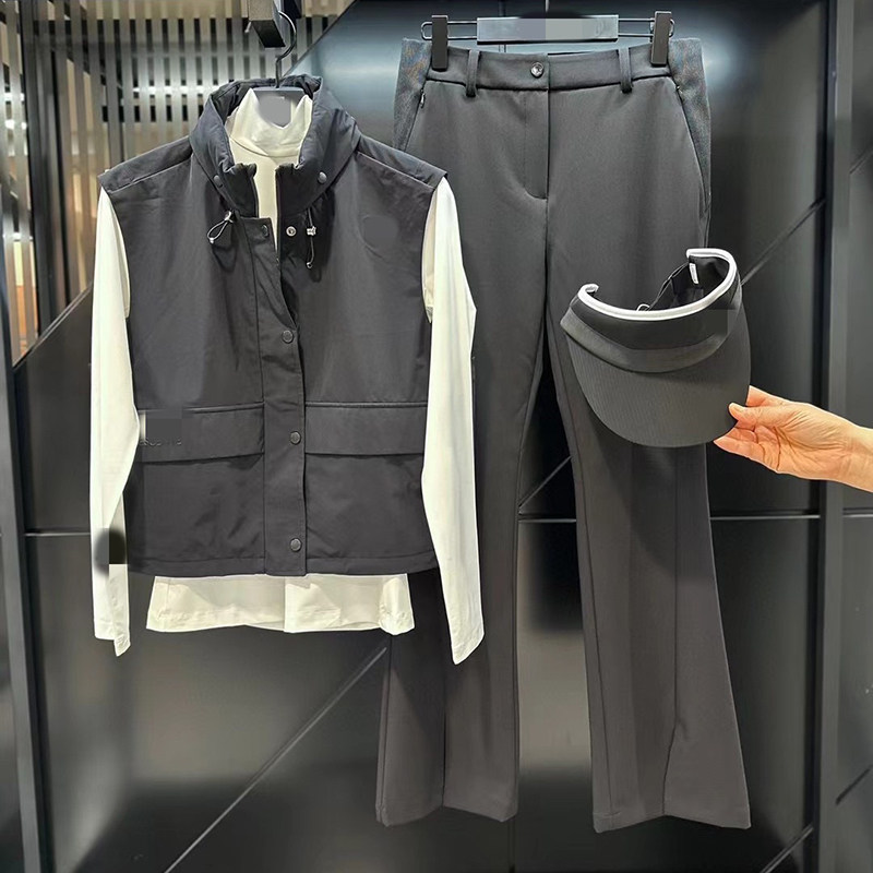 高尔夫服装女士春夏季原单微喇修身九分裤显瘦长裤半高领修身t恤,运动/瑜伽/健身/球迷用品,高尔夫上装,淘宝优惠券,粉丝福利购,淘宝优惠卷