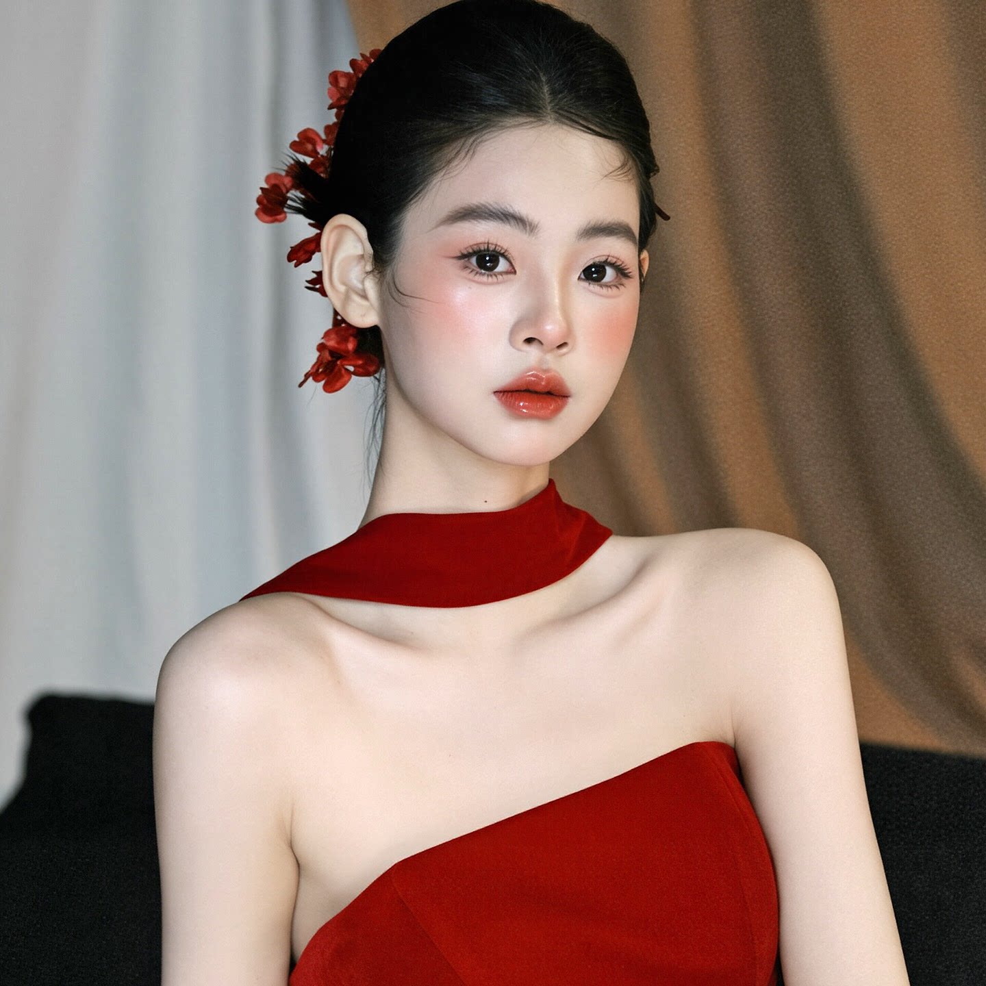新娘丝巾挂脖飘带纯色丝带围巾绑带领巾包带礼服晨袍服装饰品配饰图片