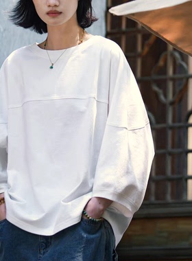 25376 立裁纯色九分袖卫衣-纸样裁剪图-（非成衣）