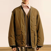 男冬装 轻薄羽绒宽松假两件 纸样裁剪图 25399 非成衣