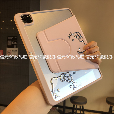 360旋转支架亚克力适用于OPPO保护套OPPOPad4Pro笔槽13.2/12.1英寸oppopad3防弯air10.36可爱平板opd2102硬壳