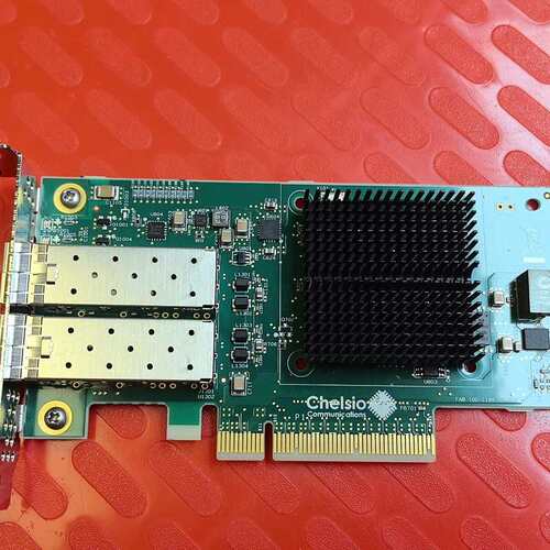 议价Chelsio双口万兆光纤网卡，型号T520-S0，09vk可维修