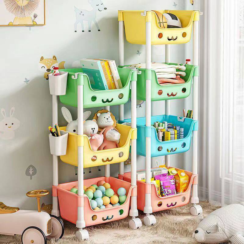 儿童玩具收纳架置物架客厅宝宝用整理神器可移动多层小推车绘本架,住宅家具,儿童储物架/收纳架（原婴童）,淘宝优惠券,粉丝福利购,淘宝优惠卷