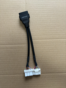 20针pin 征x431 特斯拉ModelX CAN系统诊断接头OBD适用元