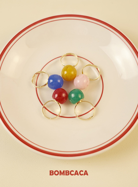 BOMBCACA 球球戒指合集 五彩缤纷大大小小球球戒指大集合！