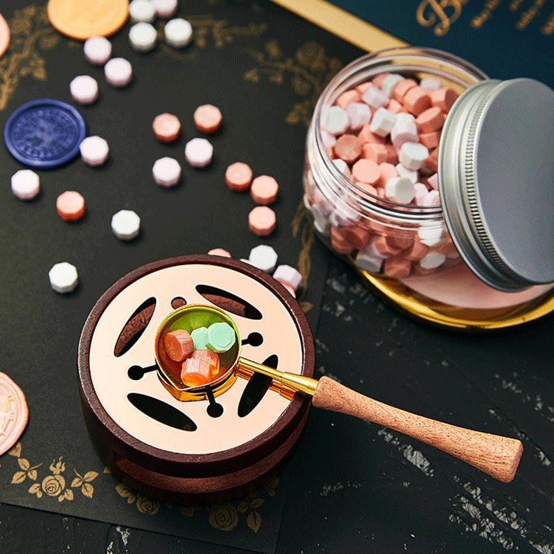 170左右粒混色瓶装火漆蜡粒文件信封婚庆请柬礼物包装专用封口蜡