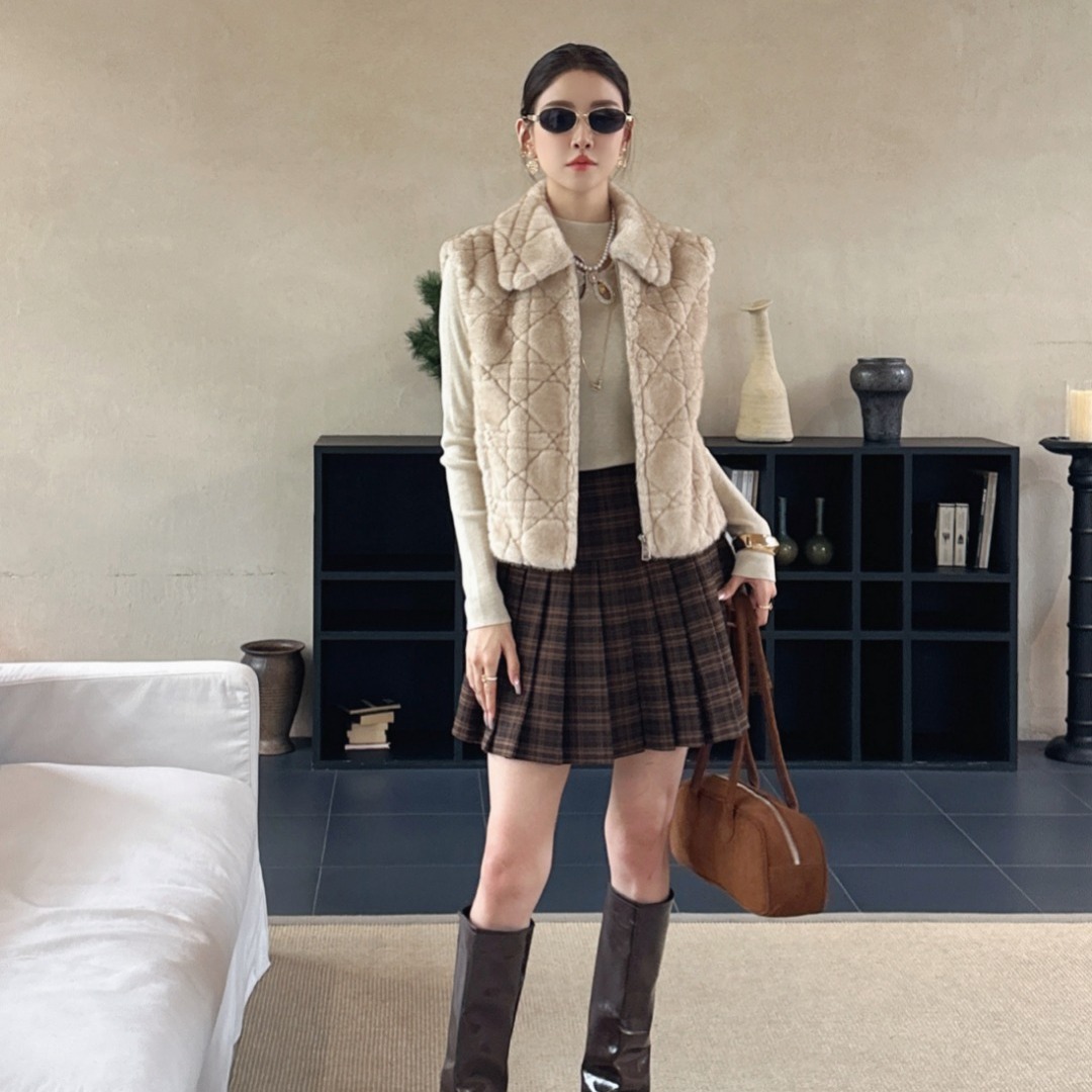 定制DI-SUI欧韩2025秋冬新款马甲