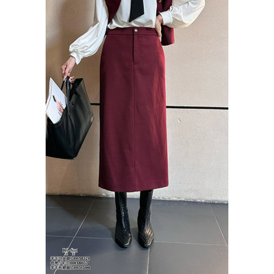 羊毛长款羊毛长款半身裙