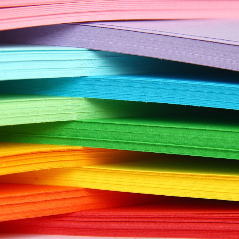 10张A4彩色160g克加厚硬卡纸儿童手工diy贺卡16K彩纸剪贴画纸材料