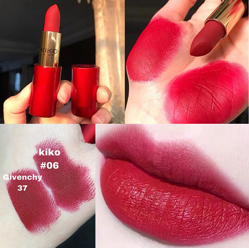 现货KIKO 2019圣诞限量magical holiday魔法假日哑光06口红滋润02