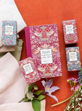 英国Morris&Co复古高端香氛檀香佛手柑香根草香皂套装节日伴手礼