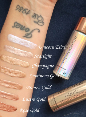 英国Makeup Revolution独角兽液体高光液 身体高光提亮水抖音阿紫