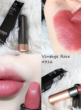 KIKO意大利3系金管哑光雾面丝绒口红豆沙保湿311 316 317 337 339