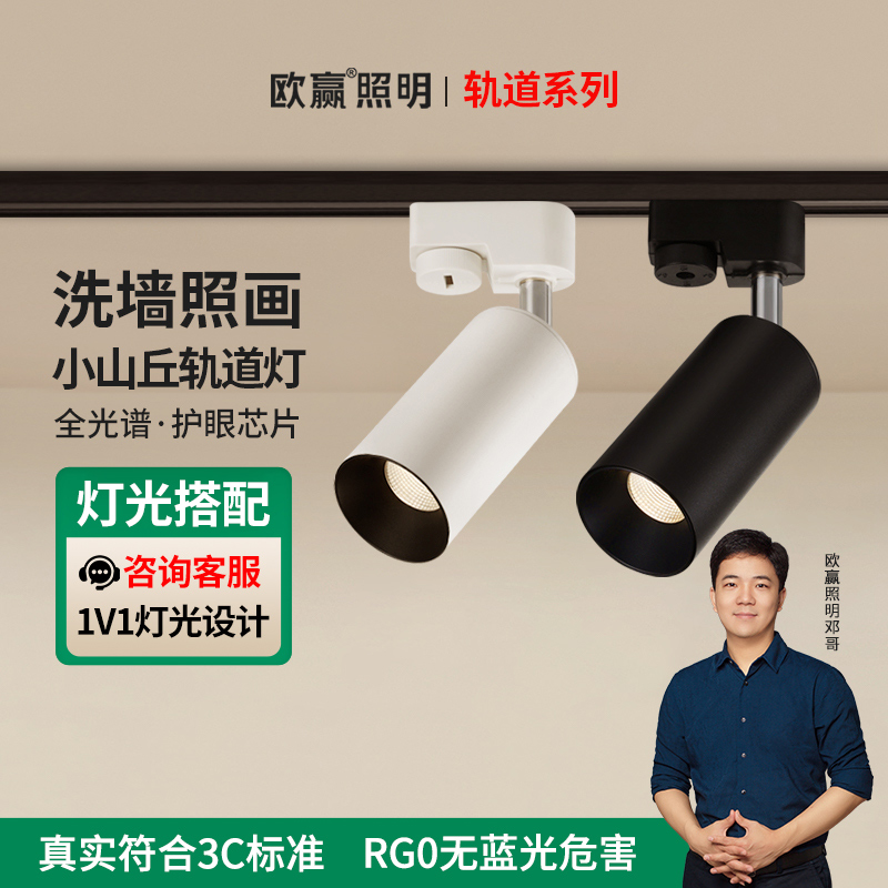 欧赢明装轨道灯小山丘