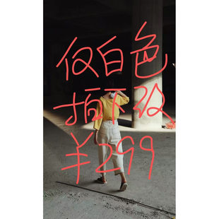 休闲牛仔裤 万年基本款  超级百搭  夏日最爱的 米白抽绳太百搭