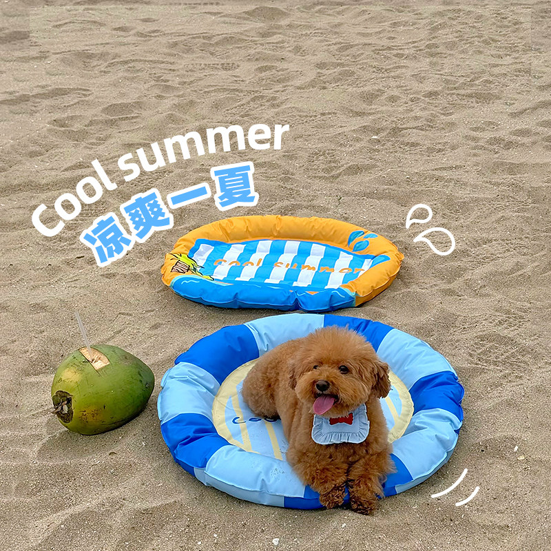 布丁妹妹 泳池派对~卟叮冰垫宠物坐垫猫狗窝睡觉床垫夏季降温凉席,宠物/宠物食品及用品,猫狗垫子,淘宝优惠券,粉丝福利购,淘宝优惠卷