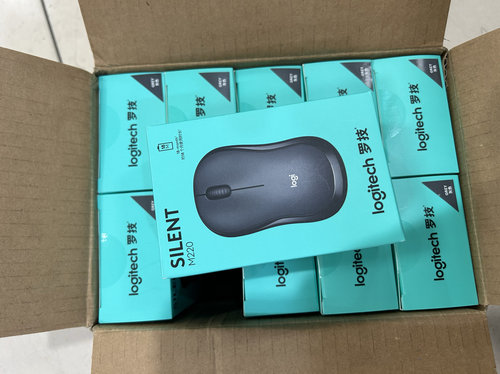 罗技M220无线轻音鼠标笔记本电脑商务办公小巧便携超省电USB 2.4G