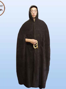 禅修披肩打坐披风观音斗篷长款外套居士服男女通用中国风