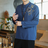 常年款现货春秋男装风刺绣长袖T恤打底衫上衣B370-JK201P40，男装T恤，电商B370-A