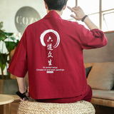 常年款春夏季风日系印花T恤大码宽松上衣套装B370-TZ30P60，男装休闲套装，电商B370-A