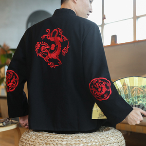 常年款现货春夏风刺绣龙夹克大码上衣外套B370-JK208P60图片