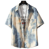 常年款春夏季风日系港风染色上衣宽松大码衬衫B370-CS11P35，男装衬衫，电商B370-A