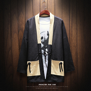 常年款春夏秋季风木板风道袍拼色上衣防晒服B370-8809P45图片
