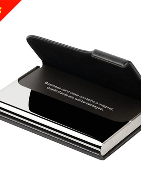 清仓德国EHRENMANN真皮名片夹商务男士大容量名片盒女士定制刻字