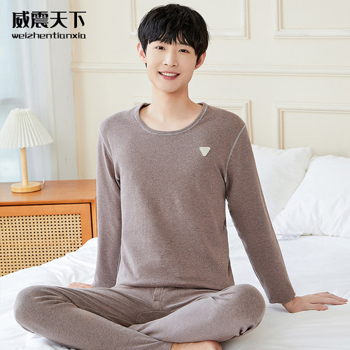 青少年薄款初中生棉保暖内衣