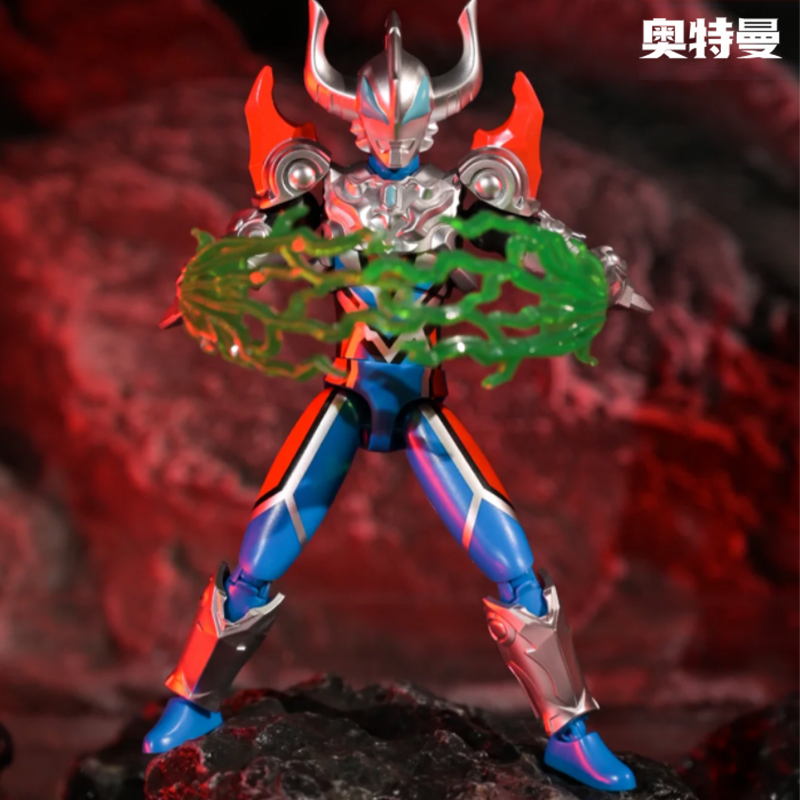 正版奇妙积木奥特曼德凯积木人超甲英雄玩具拼装手办人偶男孩礼物
