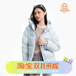 波司登2025经典休闲女款连帽百搭时尚冬季中款短款羽绒服