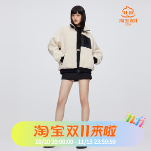 波司登仿羊羔绒羽绒服男女同款情侣鹅绒外套年轻时尚女短款