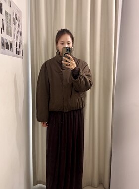 韩国正品amomento短款棉服国内现货