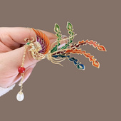 奥特莱斯品牌折扣店撤柜清仓捡漏轻奢优雅凤凰胸针outlets女配饰