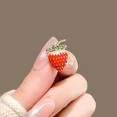 奥特莱斯品牌折扣店撤柜清仓捡漏轻奢草莓小胸针outlets女配饰